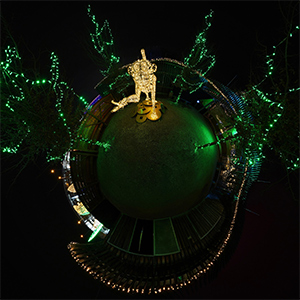 Lumagica Affen-Lichtskulptur